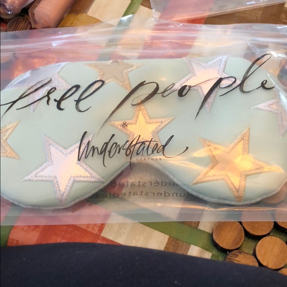 Free People Leather Sleep Mask